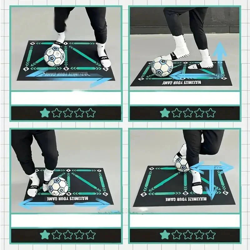Junior Soccer Skills Coach Mat - Verbeter Voetbalvaardigheden Thuis