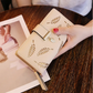 GoldenLeaf – Luxe Leren Portemonnee met Bladeren