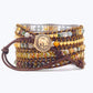 Lunara - Elegante Agaat Maanschijn Wikkelarmband