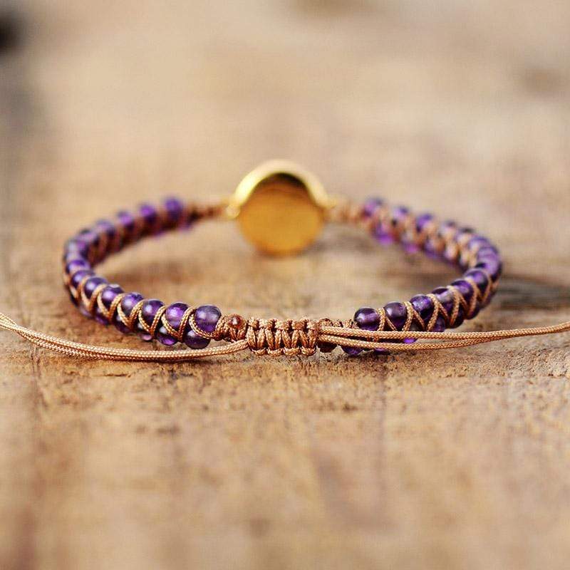 Aurielle – Amethist-Opaal Yoga-Armband voor Harmonie