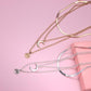 Selestina Levensboom & Halve Maan Luxe Multilaagse Ketting