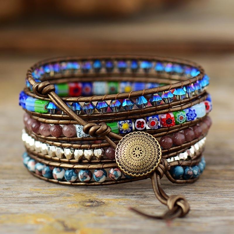 FloraWrap - Stijlvolle Bloemenbescherming Armband