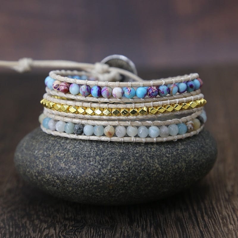 Verleidelijk Amarilis Jaspis Wikkelarmband voor Essentiële Energie