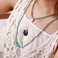 Lapis Lazuli Hexagon Necklace – Tijdloze Elegantie