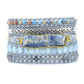Aurina – Betoverende Blauwe Topaas Armband
