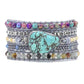AmaraWrap - Luxe Turkoois Armband voor Balans
