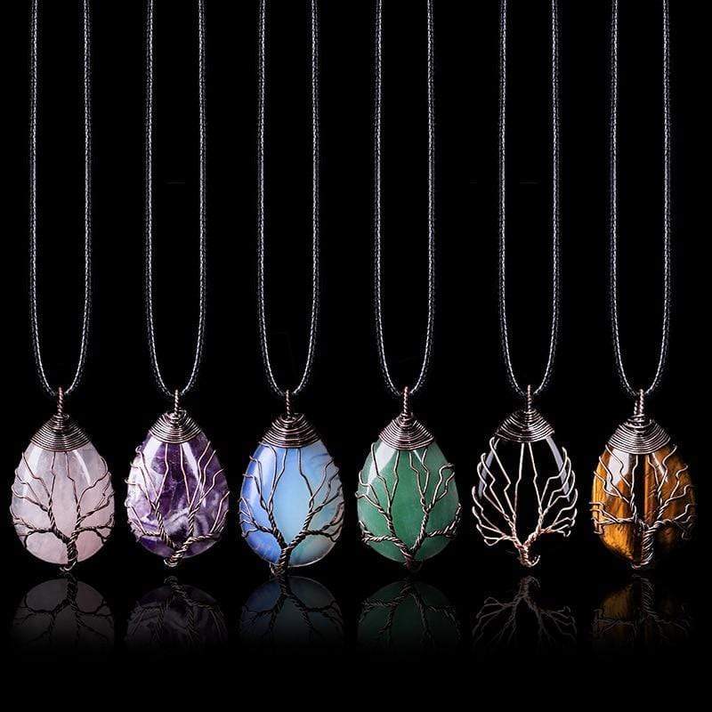 Elisia - Elegante Opaliet Druppel Hangerketting