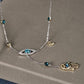 CrystalHamsa - Elegante Zilveren Ketting met Hamsa