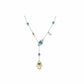 CrystalHamsa - Elegante Zilveren Ketting met Hamsa