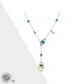 CrystalHamsa - Elegante Zilveren Ketting met Hamsa
