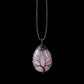 RoseDrop - Elegante Rozenkwarts Druppelketting