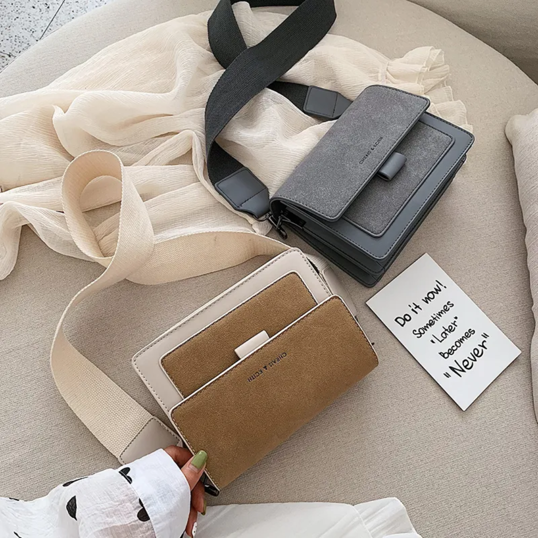 KristelBag - Stijlvolle Crossbody Tas met Flip-Opening