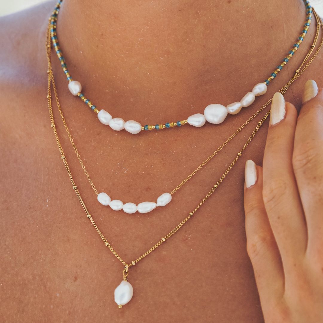 Elegante Celina Ketting met Luxe Zoetwaterparels