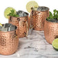 ChillCopper – Set van Gehamerde Koperen Mokken