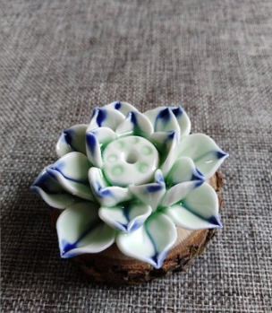 LotusBloom Incense Holder - Elegante Geuraccessoire voor Thuis