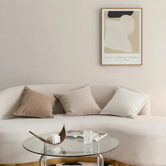 Luxe chenille kussenhoes voor een stijlvolle woonkamer met zachte textuur en elegante uitstraling