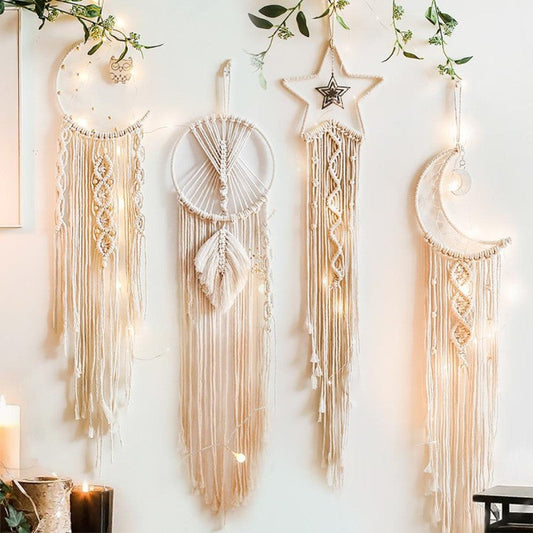 DreamWeaver Macramé - Bohemian Wanddecoratie voor Sfeer