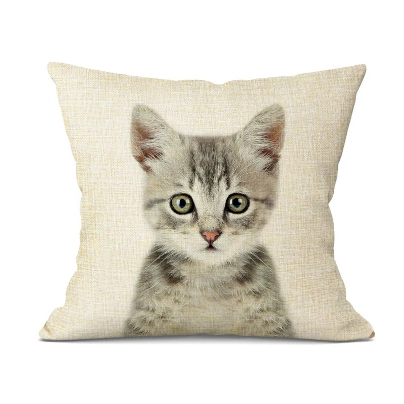 Schattige Dieren Kussenhoes – Speels en Stijlvol Accessoire voor Elk Interieur
