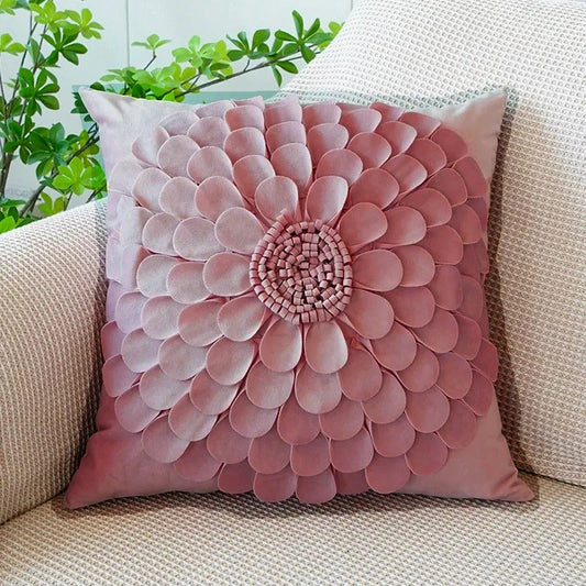 VelourVista Kussenhoes - Schattig Roze Konijn Kussen voor een Betoverend Interieur