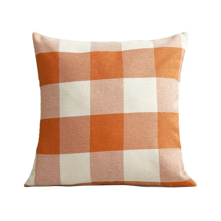 Harmonie Home Kussenhoes - Tijdloze Ruit Kussenhoes voor Elk Interieur