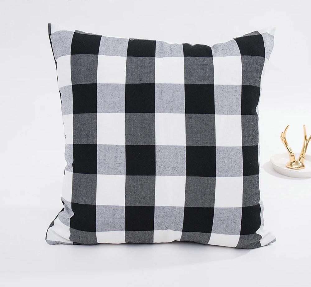 Stijlvolle MarbreLuxe Kussenhoes - Moderne Streep Kussenhoes voor Elegante Interieurs