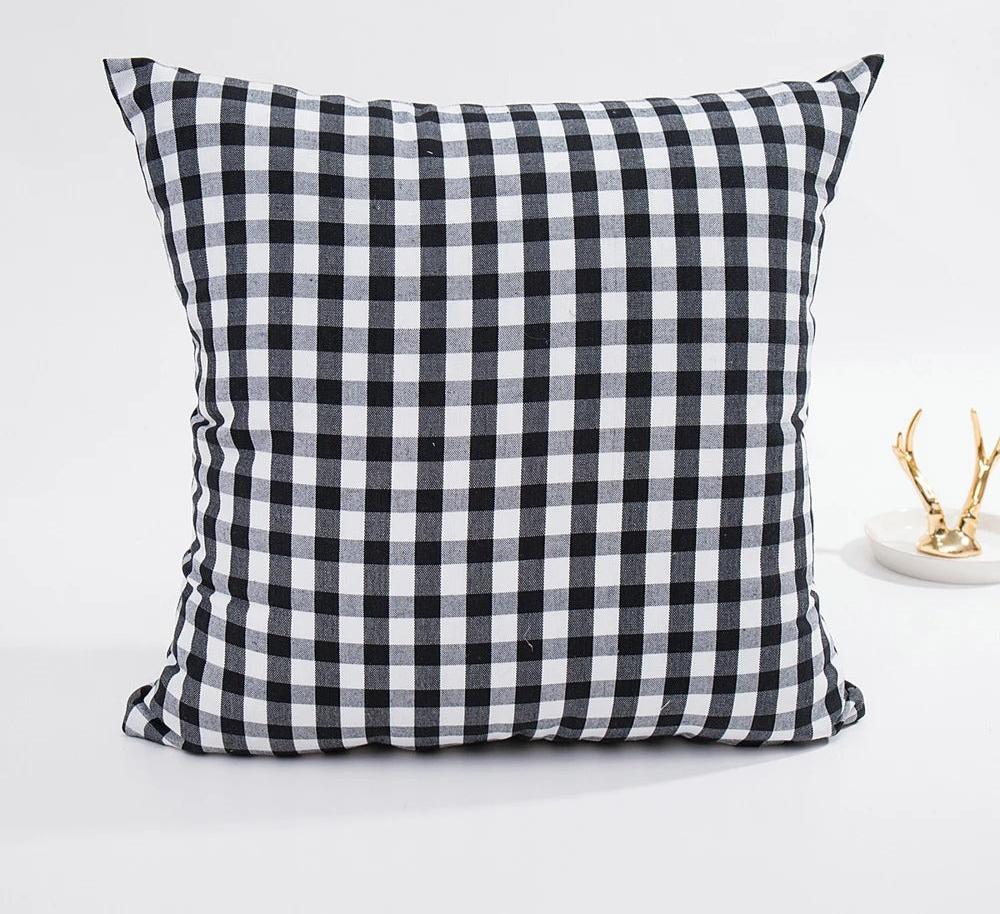 Stijlvolle MarbreLuxe Kussenhoes - Moderne Streep Kussenhoes voor Elegante Interieurs