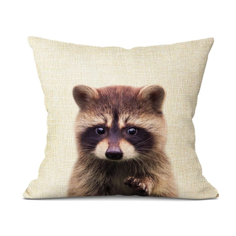 Schattige Dieren Kussenhoes – Speels en Stijlvol Accessoire voor Elk Interieur