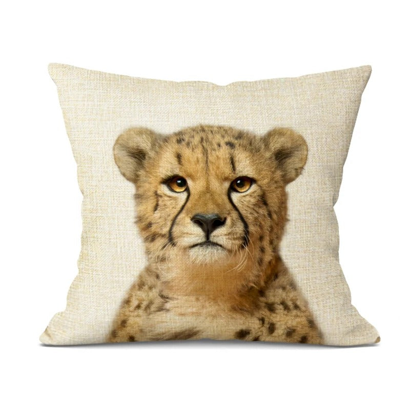 Schattige Dieren Kussenhoes – Speels en Stijlvol Accessoire voor Elk Interieur