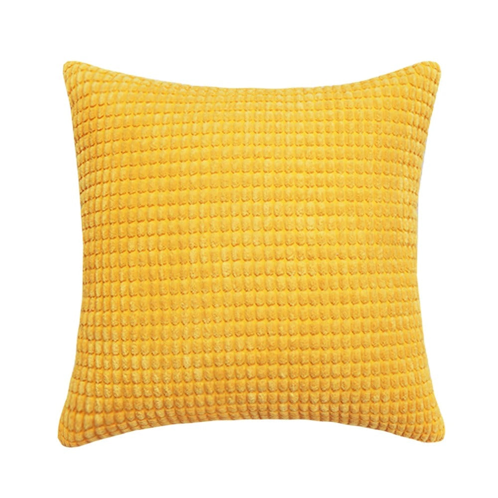 Luxe Pluchehome Kussenhoes - met Speels Maiskorrelontwerp