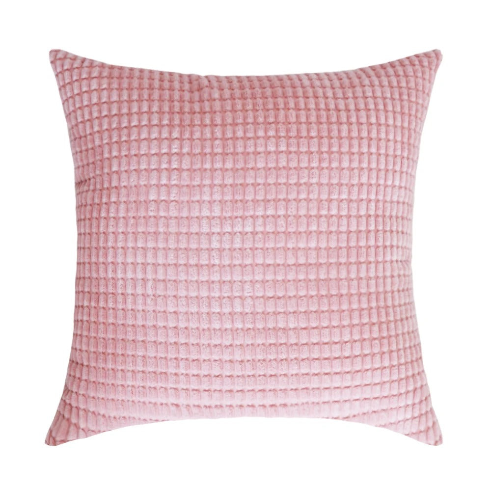Luxe Pluchehome Kussenhoes - met Speels Maiskorrelontwerp