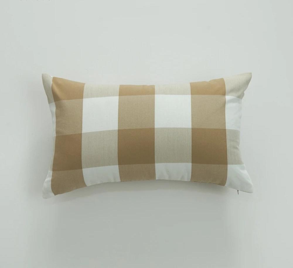 Stijlvolle MarbreLuxe Kussenhoes - Moderne Streep Kussenhoes voor Elegante Interieurs