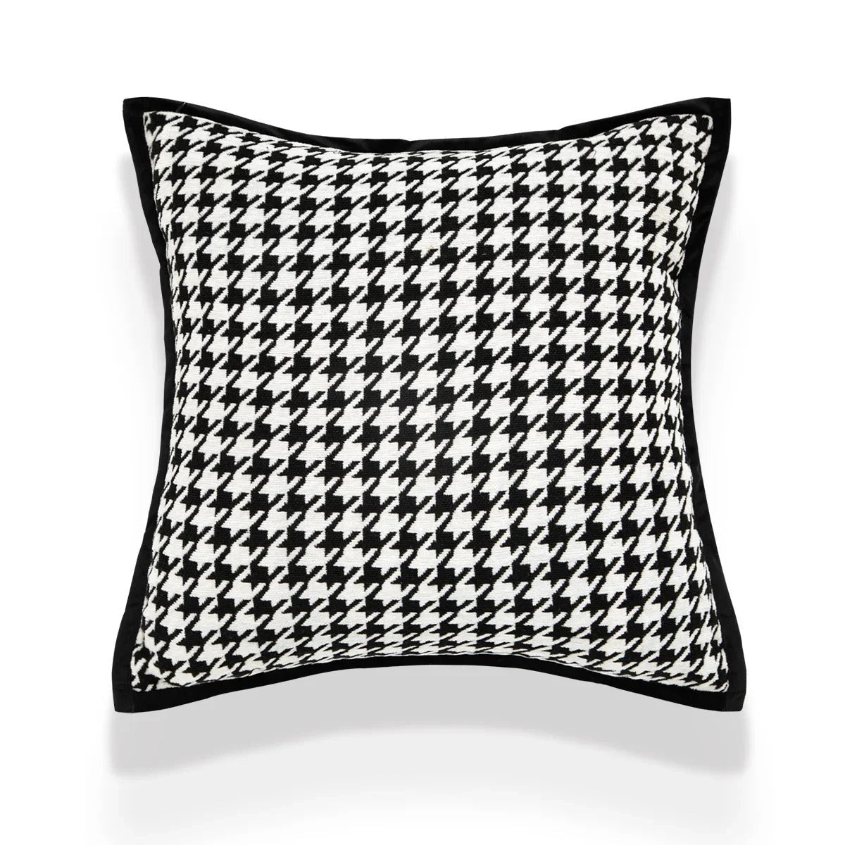VelvetGlow Kussenhoes - Dubbelzijdige Geometrische Kussenhoes van Luxe Jacquard