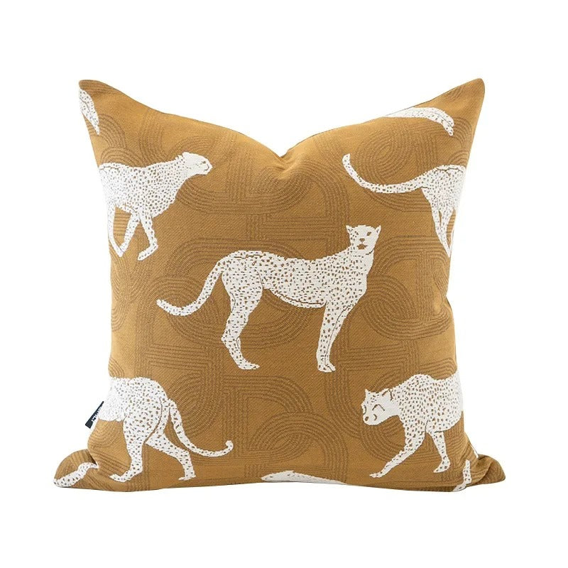VelvetGlow Kussenhoes - Dubbelzijdige Geometrische Kussenhoes van Luxe Jacquard