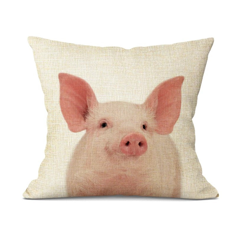 Schattige Dieren Kussenhoes – Speels en Stijlvol Accessoire voor Elk Interieur