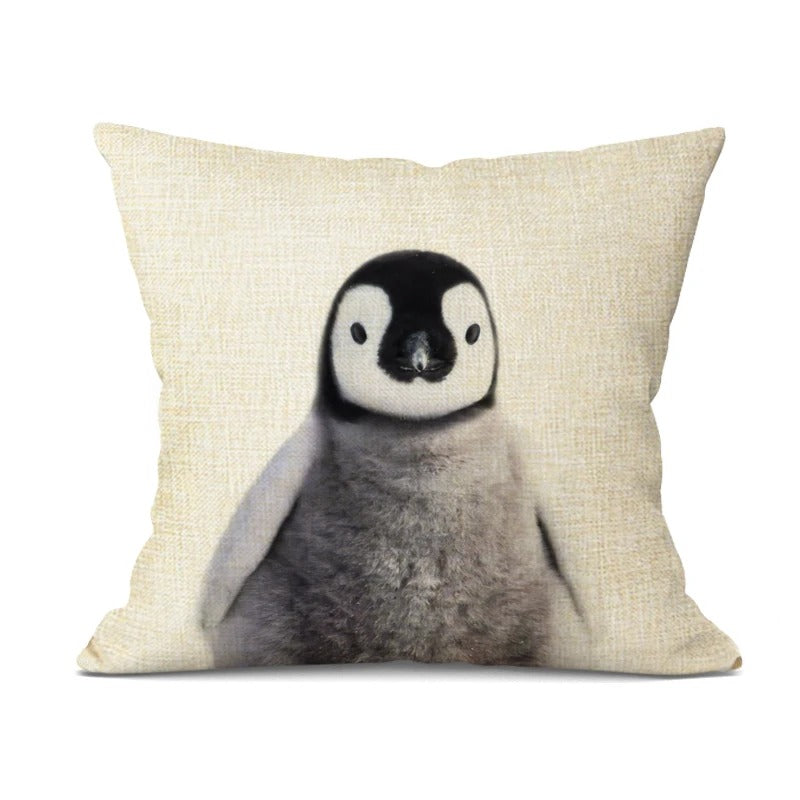 Schattige Dieren Kussenhoes – Speels en Stijlvol Accessoire voor Elk Interieur