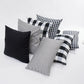 Stijlvolle MarbreLuxe Kussenhoes - Moderne Streep Kussenhoes voor Elegante Interieurs