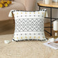 Bohemian SatinCiel Kussenhoes - Luxe Kussenhoes met Tufted Ontwerp voor Elk Interieur
