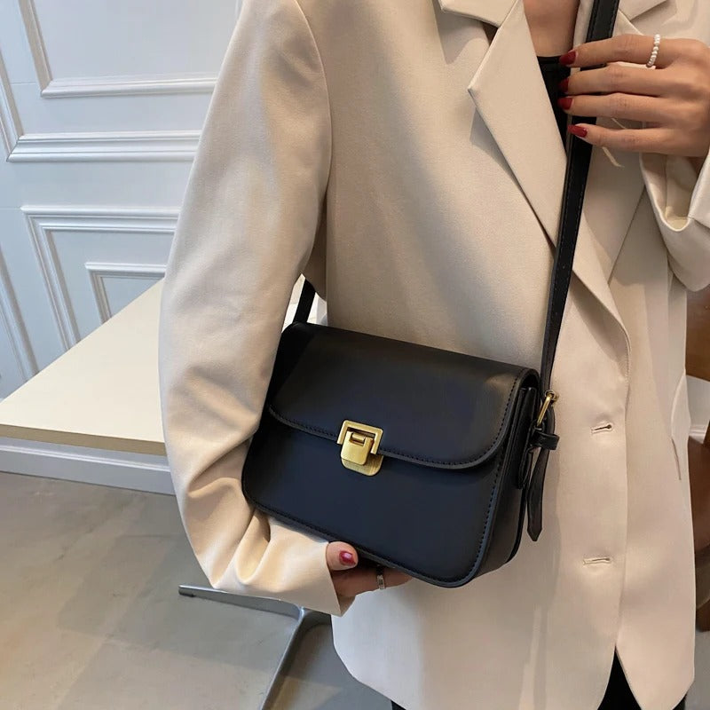 Ellieza – Elegante Leren Schoudertas voor Dames