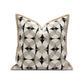 RegalRest Sofa Kussenhoes - Geometrische Kussenhoes in Zwart en Khaki - Moderne Elegantie