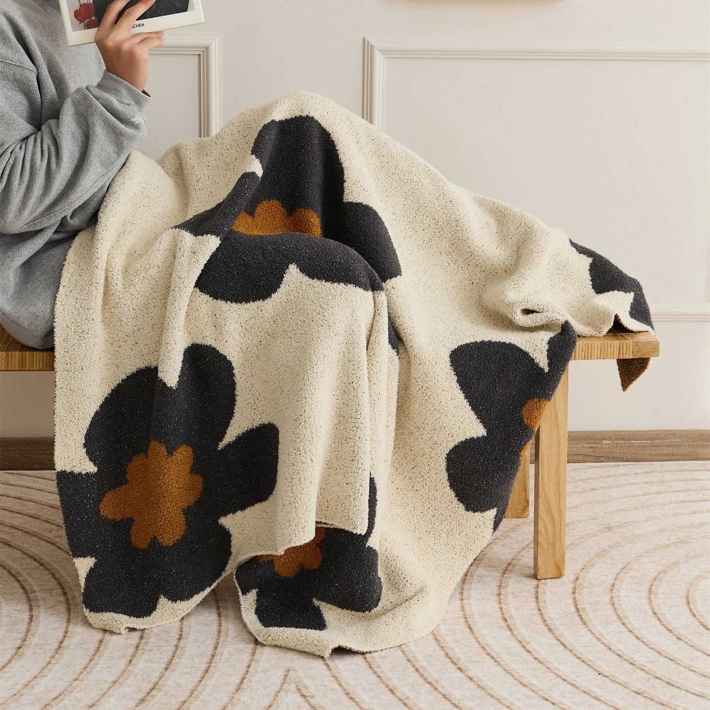FloralSoft - Luxe Microvezel Deken voor Ultiem Comfort