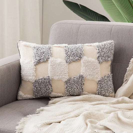 Boho Tufted Kussenhoes - Marokkaanse Flair voor Jouw Interieur