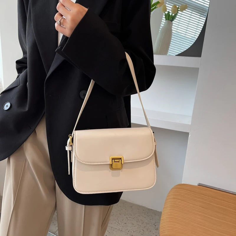 Ellieza – Elegante Leren Schoudertas voor Dames