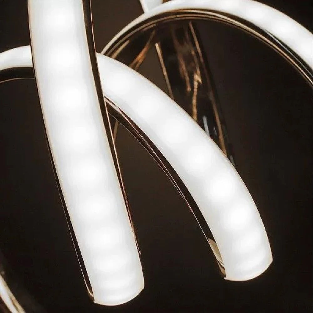 Luminare - Moderne LED Tafellamp met Gebogen Design en USB Aansluiting