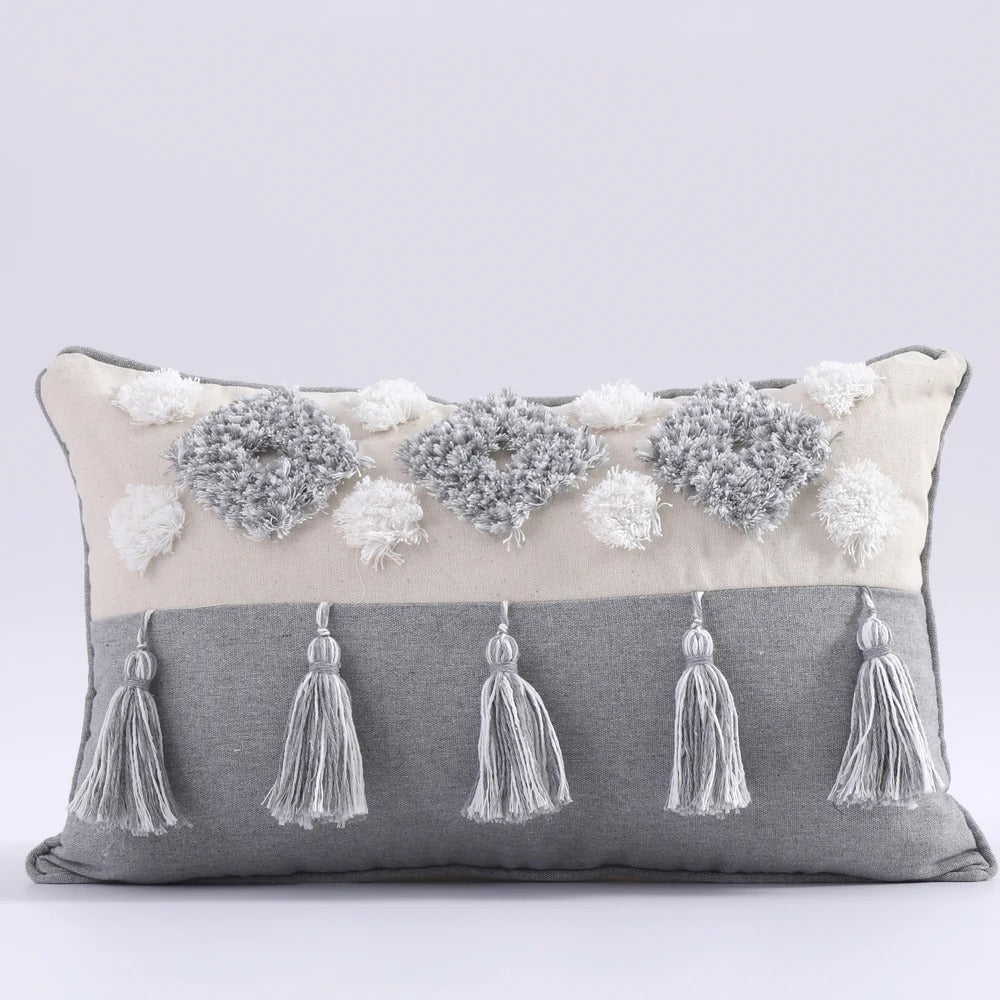 Boho Tufted Kussenhoes - Marokkaanse Flair voor Jouw Interieur