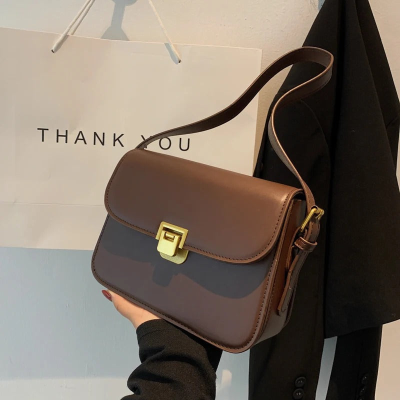 Ellieza – Elegante Leren Schoudertas voor Dames
