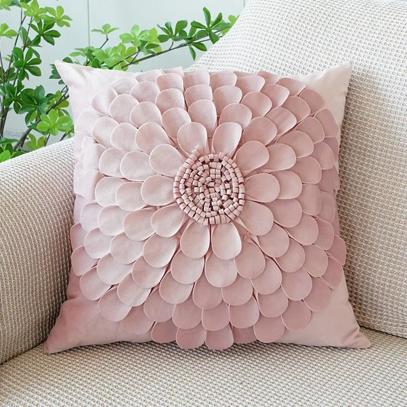 VelourVista Kussenhoes - Schattig Roze Konijn Kussen voor een Betoverend Interieur