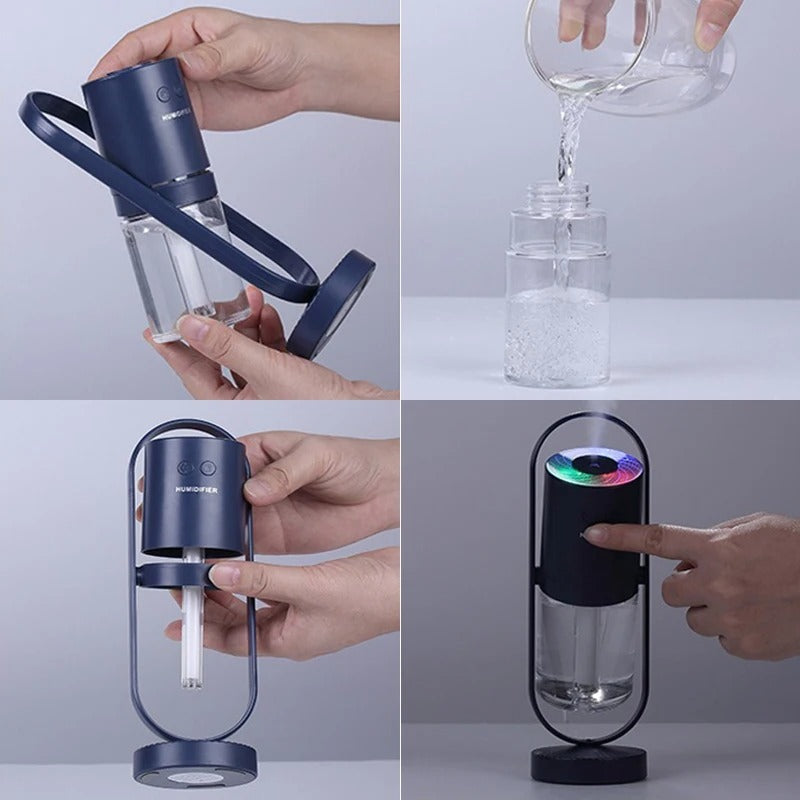 360° LED Nachtlamp - Moderne 360° LED Nachtlamp met USB Oplaadfunctie