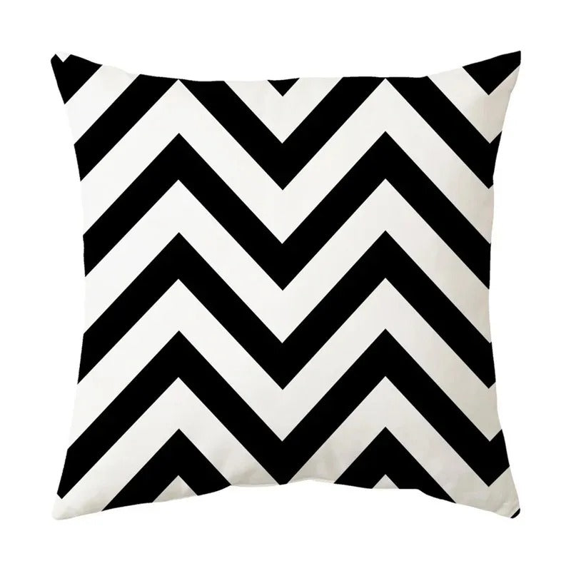 Stijlvolle Geometrische Kussenhoes - voor een Modern Interieur