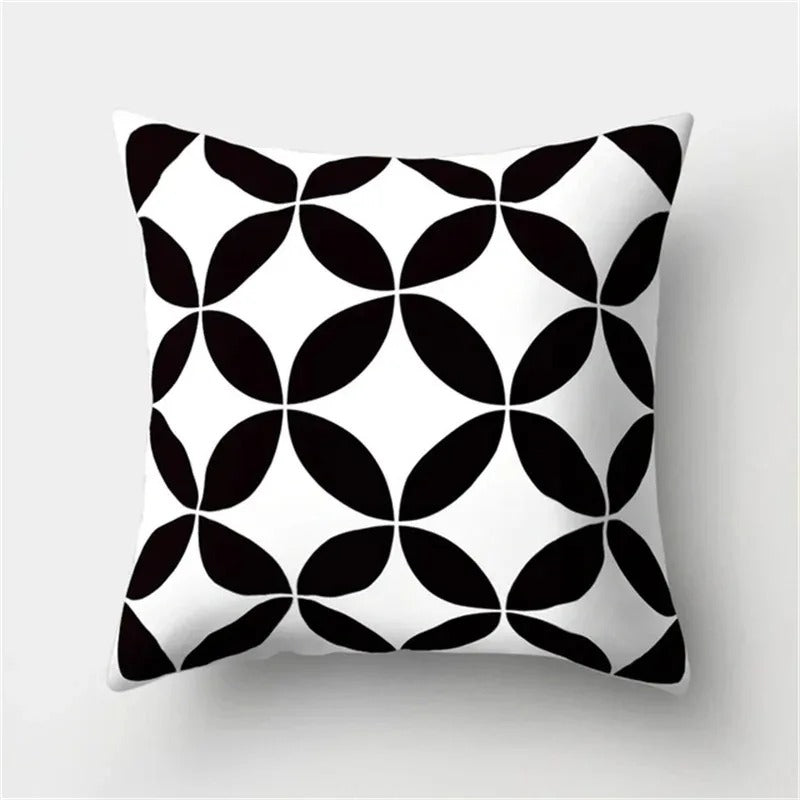 Stijlvolle Geometrische Kussenhoes - voor een Modern Interieur