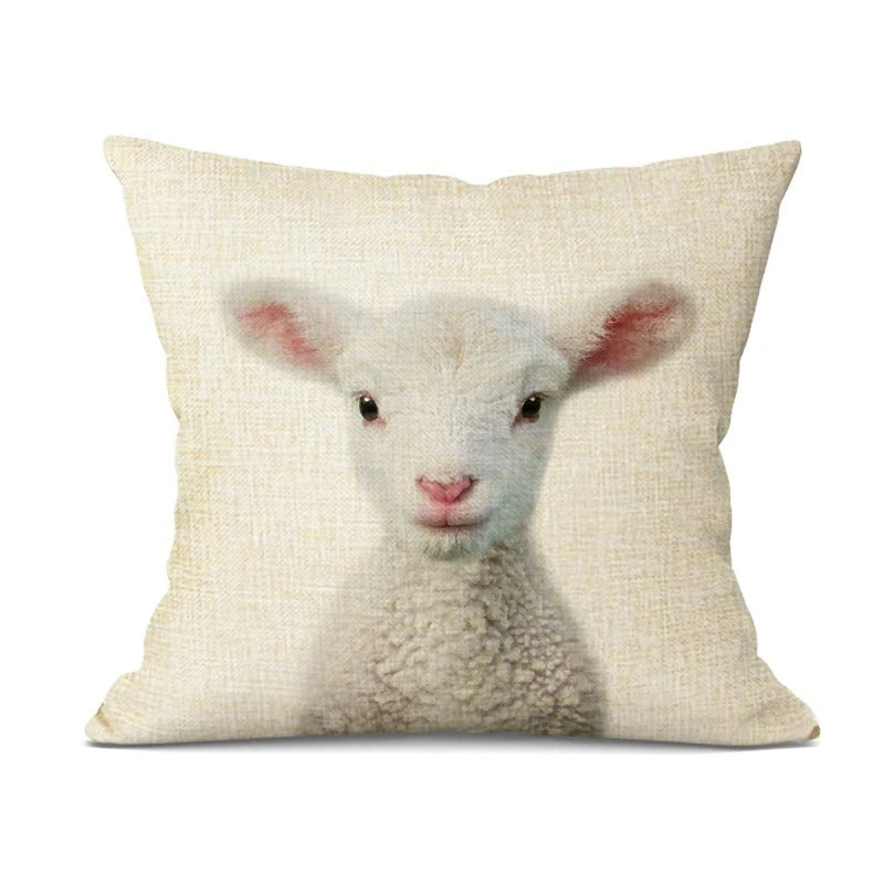 Schattige Dieren Kussenhoes – Speels en Stijlvol Accessoire voor Elk Interieur